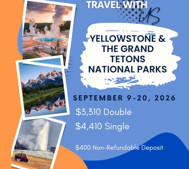 Yellowstone Grand Tetons 4 x 4 in